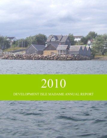Development Isle Madame Annual Report - C-Change | Coastal ...