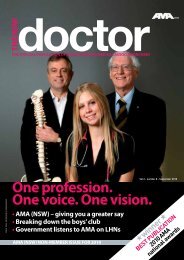 One profession. One voice. One vision. - Australian Medical ...
