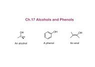 Ch.17 Alcohols and Phenols