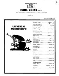 Zeiss Universal Parts Catalog - Earth-2-Geologists