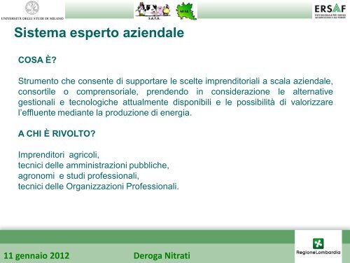 Simulazioni aziende bovini da latte (Lodovico Alfieri, Andrea ... - Ersaf