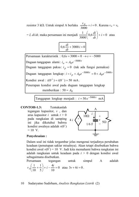 Analisis Rangkaian Elektrik - Ee-cafe.org