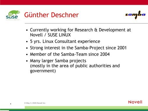 04-Guenther Deschner - Samba3 in the Enterprise PDF - sambaXP