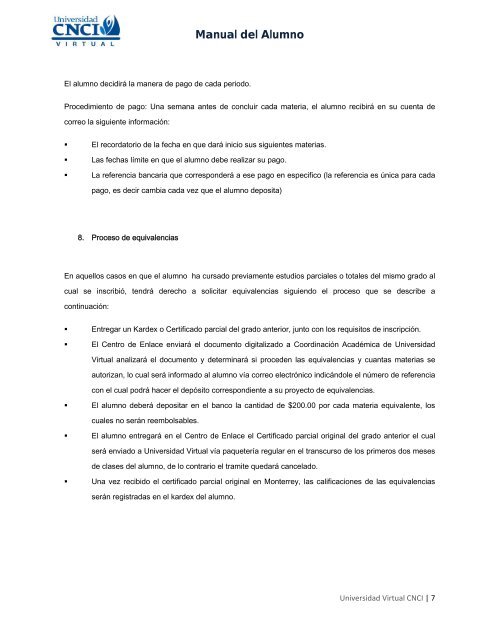 MANUAL DE OPERACIÓN DE UNIVERSIDAD VIRTUAL