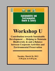 Workshop U - MEC Seminars & Conferences