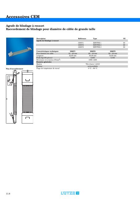 CÃ¢bles de dÃ©composeur PUR pour chaÃ®nes porte-cÃ¢bles