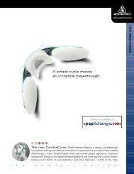 ComfortCurve CPAP/BiPAP Mask Product Brochure ... - cpapXchange