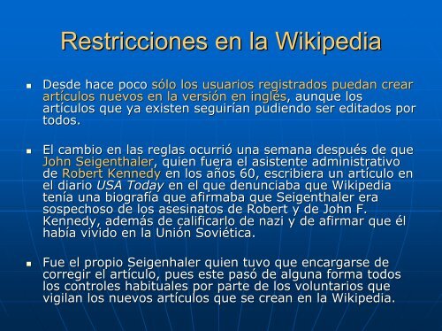 Wikipedia La enciclopedia libre