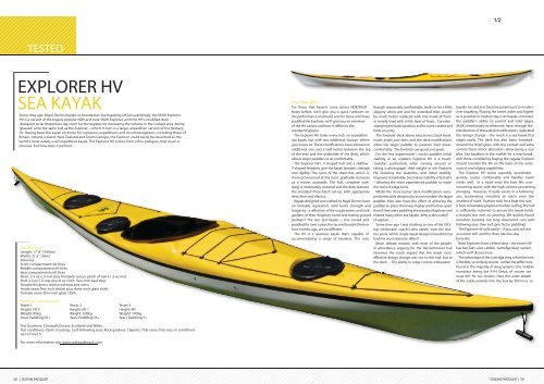 EXPLORER HV SEA KAYAK - Nanuk