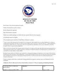 REQUEST FOR BID RC-026-BV-0809 Menzi Muck - Richland County