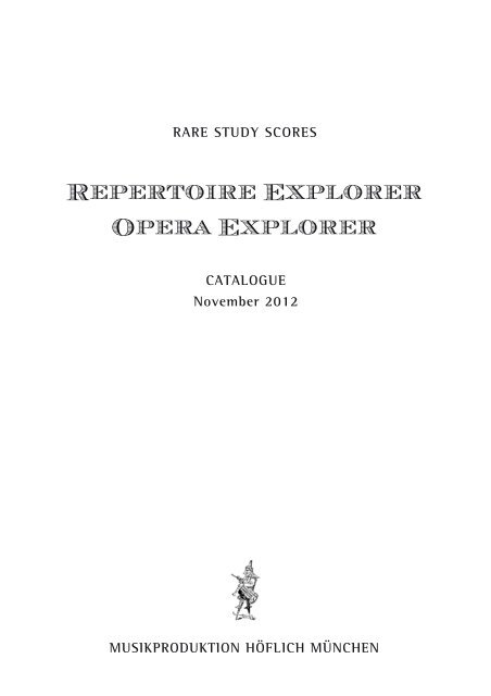 Repertoire Explorer Opera Explorer - Musikproduktion Juergen ...