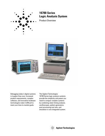 16700 Series Logic Analysis System - Equipland Inc.