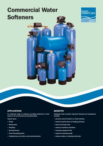 Commercial Water Softeners - CESA