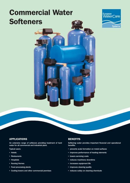 Commercial Water Softeners - CESA