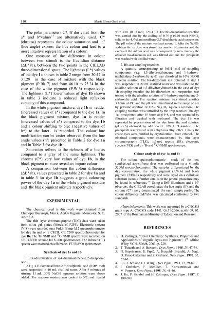 synthesis and colour assessment of some new stilbene azo dyes