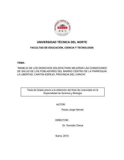 FECYT TESIS.pdf - Repositorio UTN - Universidad Tecnica del Norte