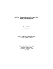 Improving Student Engagement and Verbal Behavior Through ...