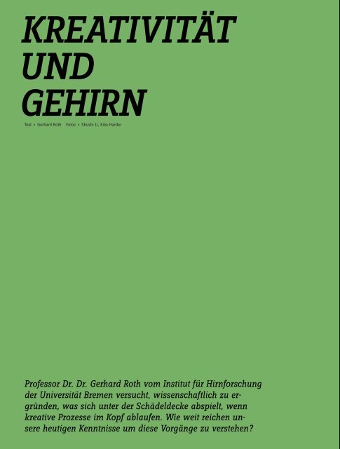 PDF-Version VIER05 (10 Mb) - VIER - Hochschule für Künste Bremen