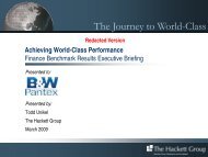 Pantex Finance Benchmark Redacted Presentation