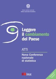 Nona Conferenza nazionale di statistica - Istat.it