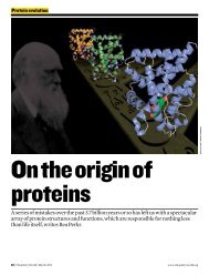 Protein evolution - Department of Chemical Engineering - Caltech