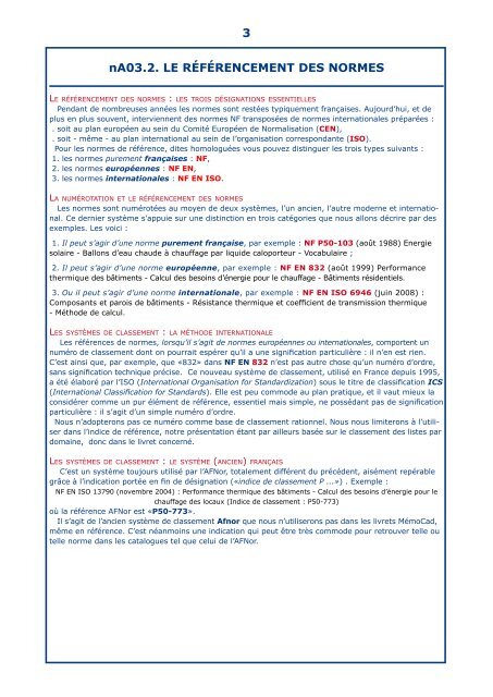 LES LOIS ET RÃGLEMENTS LES NORMES ET AVIS TECHNIQUES