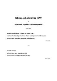 Rahmen-Arbeitsvertrag (RAV) für Architektur-, Ingenieur- und ...