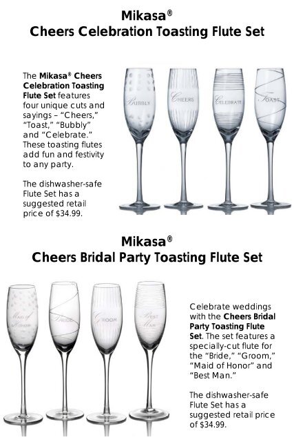 Mikasa® “Cheers” - Lifetime Brands