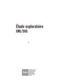 Etude exploratoire XML / SVG IDL_CERTU1/ETU_001 / 1.1 - Lara