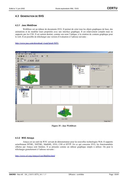 Etude exploratoire XML / SVG IDL_CERTU1/ETU_001 / 1.1 - Lara