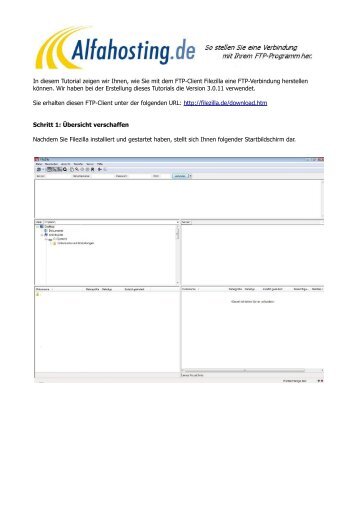 ftp anleitung - Alfahosting