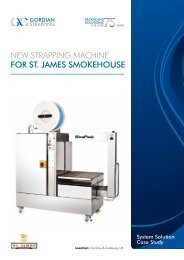 St James Smokehouse RQ-7000M Strapping machine - Gordian ...