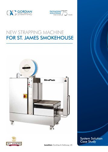 St James Smokehouse RQ-7000M Strapping machine - Gordian ...