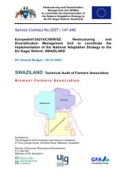 Service Contract No 2007 / 147-446 - Swaziland