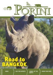 Porini Issue No.10 March-April 2013 - Kenya Wildlife Service