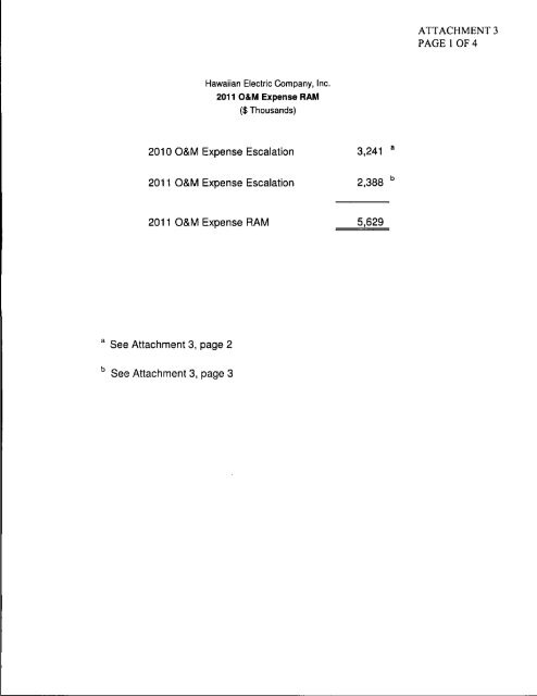 HECO's First Annual Revenue Decoupling Mechanism Filing, March ...