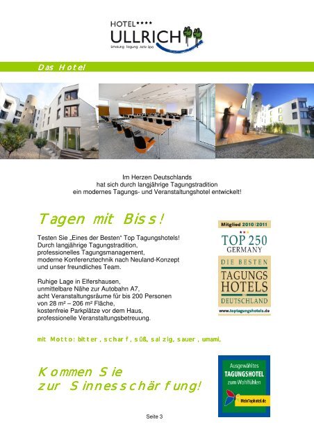 Tagungsmappe - Hotel Ullrich