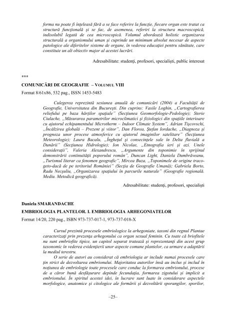 Nicolae BOTNARIUC - Editura Universitatii din Bucuresti ...