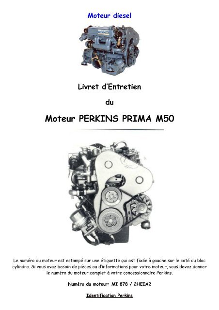 Moteur Perkins Prima M50