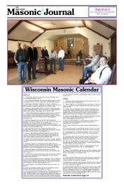 New o4 base.qxd - Freemasons of Wisconsin