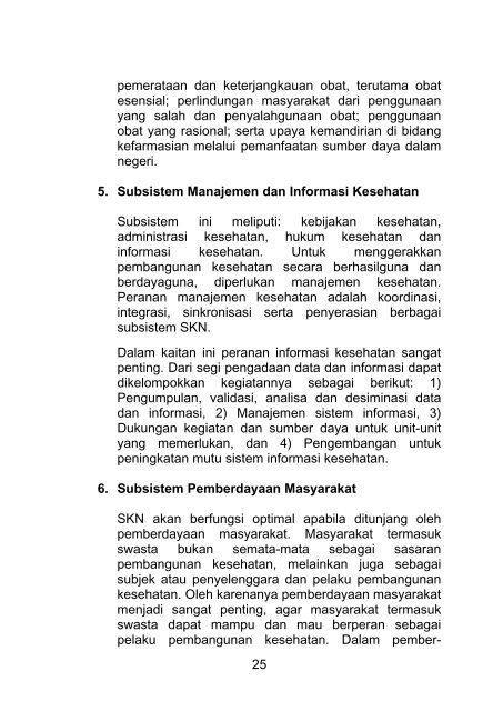 Sistem Kesehatan Nasional (SKN) 2009 - Dinkes Sulsel