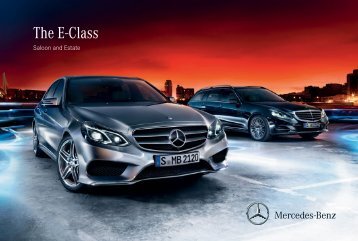 Mercedes e class brochure download #7