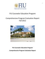 Comprehensive Program Evaluation Report Fall 2012 - College of ...