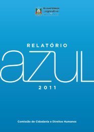 RelatÃ³rio Azul 2011 - AssemblÃ©ia Legislativa