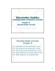 Alexander-Sadiku Fundamentals of Electric Circuits Chapter 8 ...