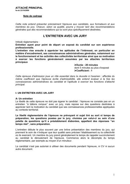 Cadrage De L A C Preuve Orale D Entretien Avec Un Jury Pdf 34 Ko