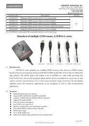 Datasheet of multiple GNSS mouse, LS2303x-G series - wless.ru