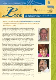 Look 14 - The Lookstein Center for Jewish Education