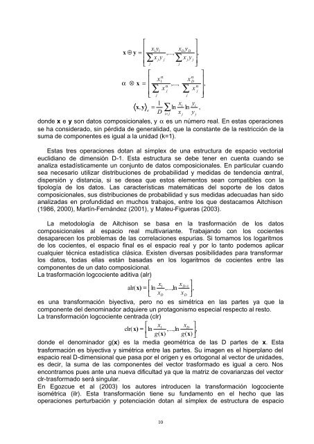 Experiencia del estudio geoestadístico de composición química de ...