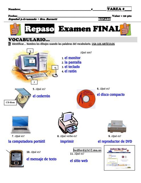 Repaso Examen FINAL